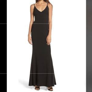 Lulus V Neck Trumpet Gown- BRAND NEW! WITH TAGS!